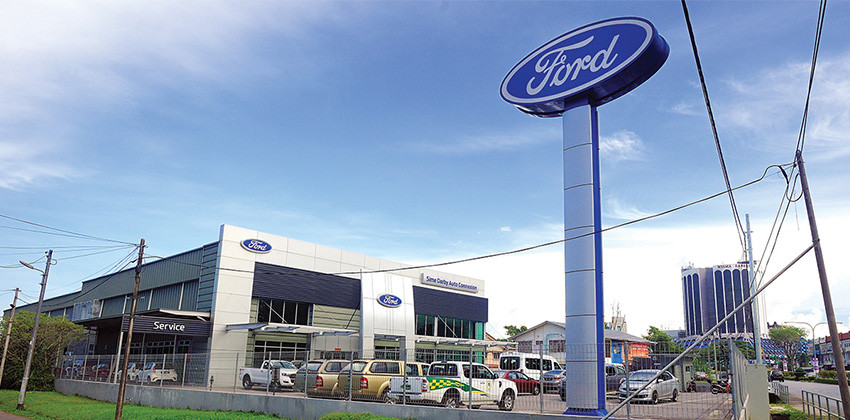 new Ford dealer facility in Kuching