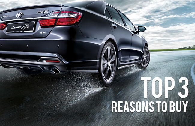 Toyota Camry - Top 3 reasons to buy