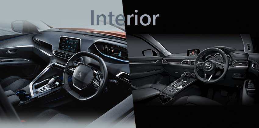 Peugeot 3008 vs Mazda CX-5 - interior