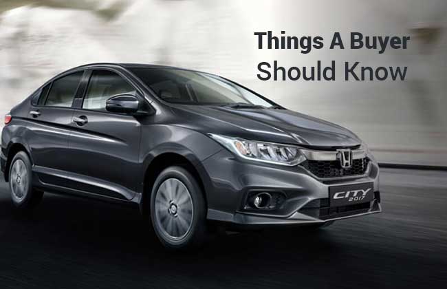 Honda City - Important things a buyer should know 