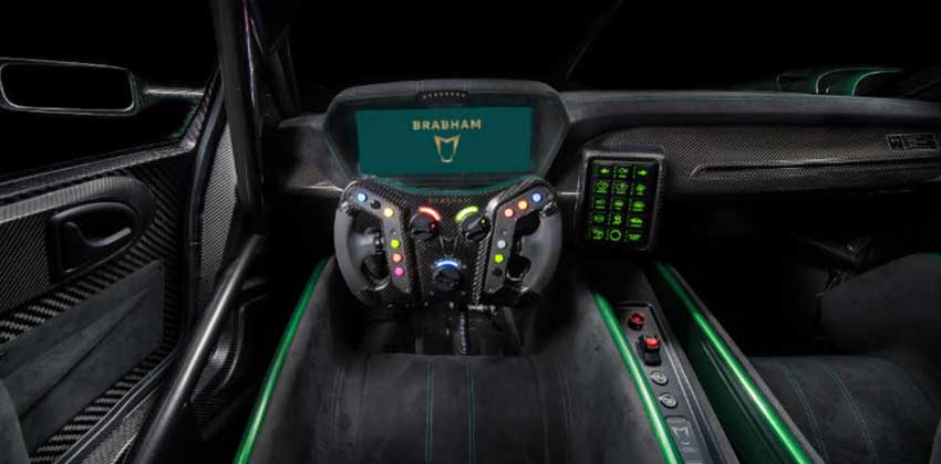 Brabham BT62 Supercar front Cabin