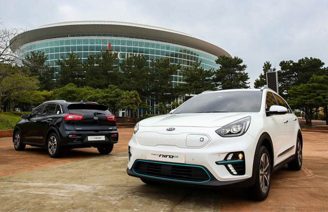 Kia unveils all-new Niro EV in two battery capacities at the International Electric Vehicle Expo in Korea 