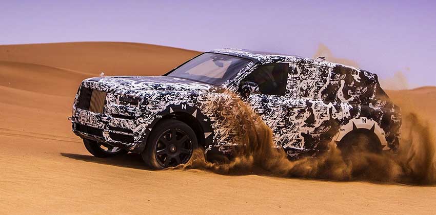 Rolls-Royce Cullinan Testing
