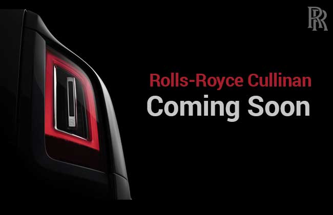 Rolls-Royce Cullinan to be revealed today
