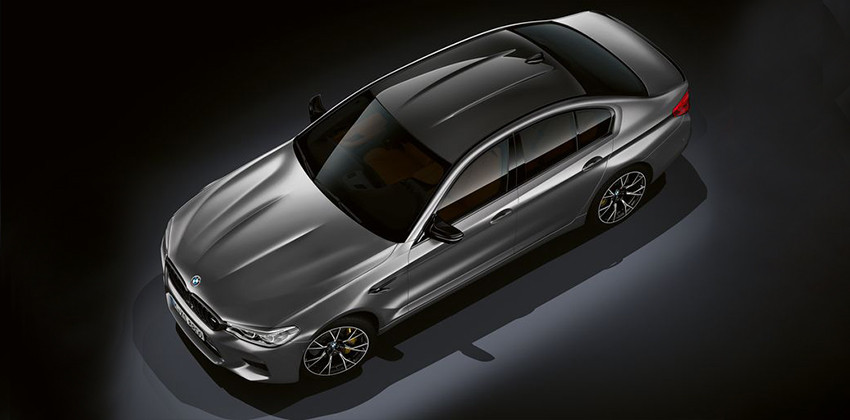 BMW M5 top view