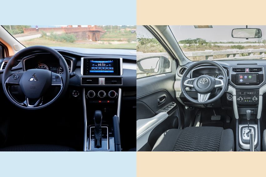 Mitsubishi Xpander vs Toyota Rush: Interior