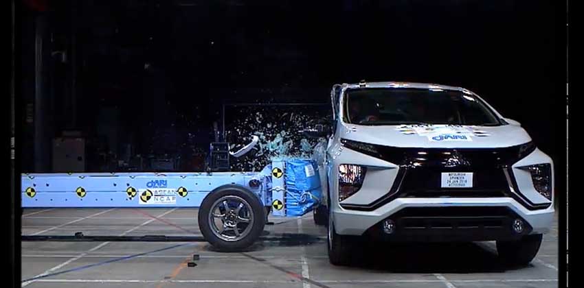 ASEAN NCAP crash test for 2018 Xpander