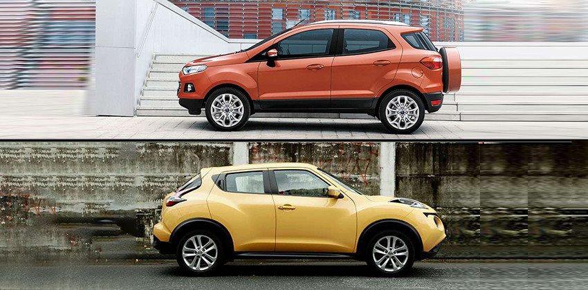 Ford Ecosport vs Nissan Juke - Exterior