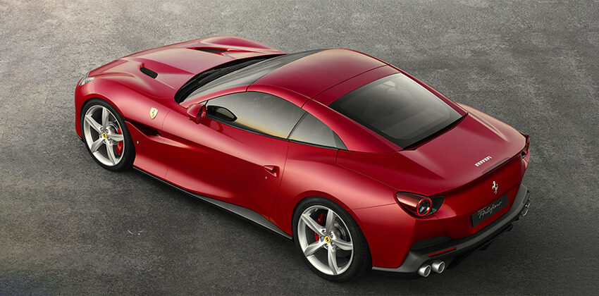 2018 Ferrari Portofino top-view