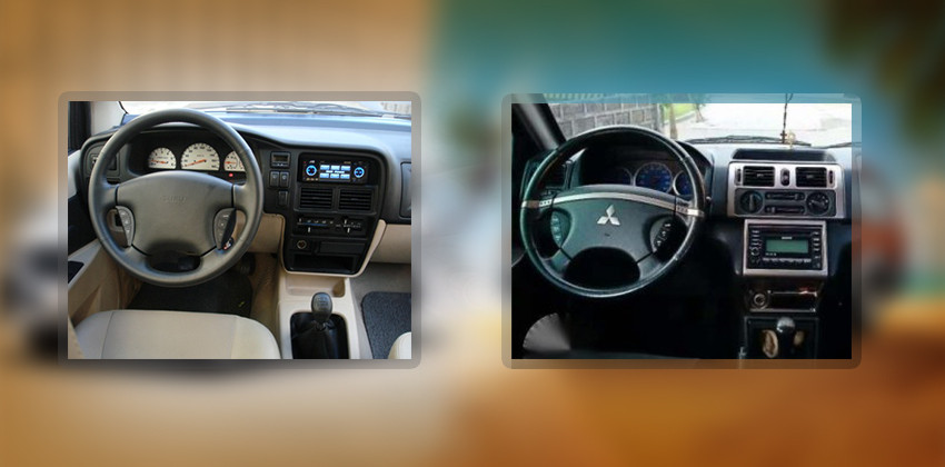 Isuzu Crosswind vs Mitsubishi Adventure - CABIN