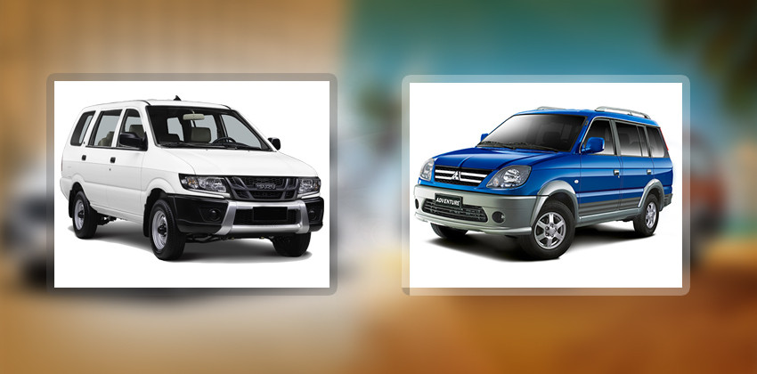 Isuzu Crosswind vs Mitsubishi Adventure - EXTERIOR