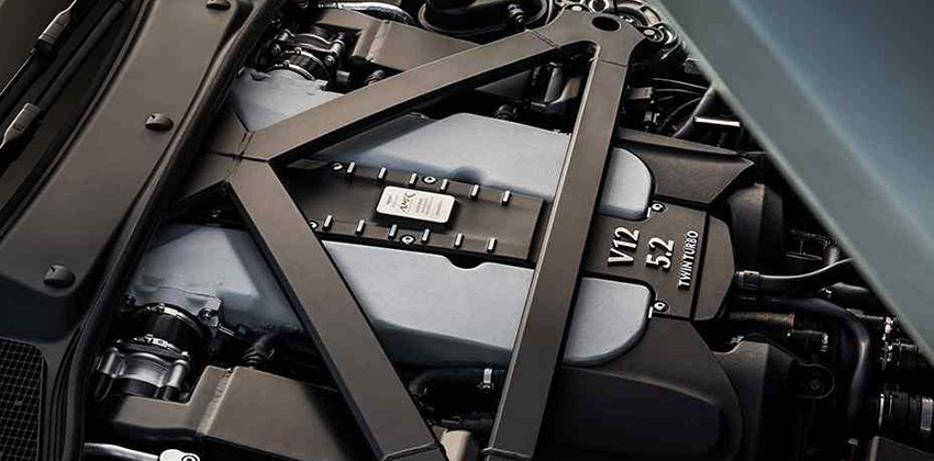 Aston Martin 2018 DB11 AMR Engine