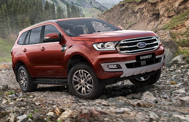 2019 Ford Everest with a new powerful engine and superior looks 
