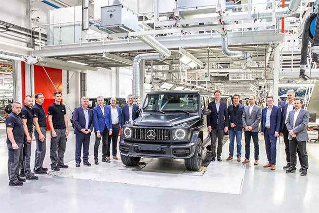 2019 Mercedes-Benz G-Class enters production at Magna Steyr