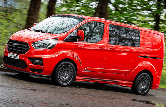 Diesel-powered Ford Transit gets a rally-inspired design