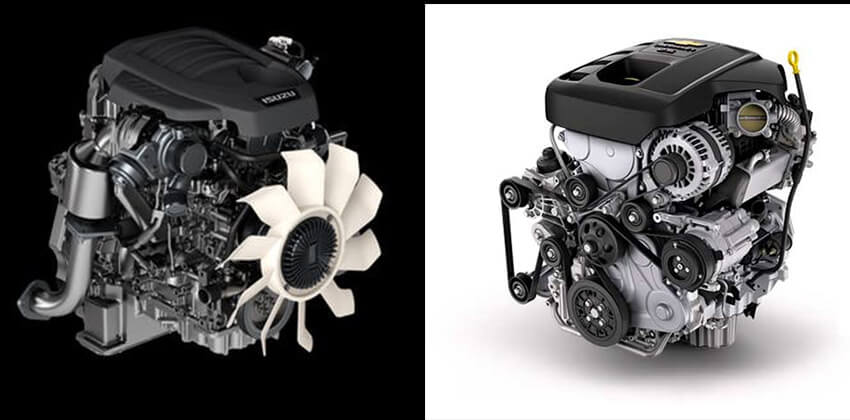 mu-X vs Trailblazer - Engine