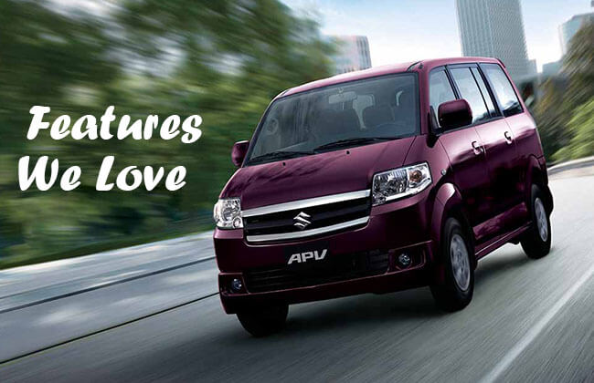 Suzuki APV: Features we like