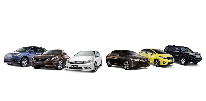 Honda New Dealership Model Lineup