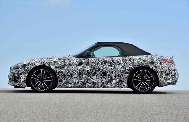 BMW reveals 2019 Z4 roadster, albeit still covered in complete camouflage