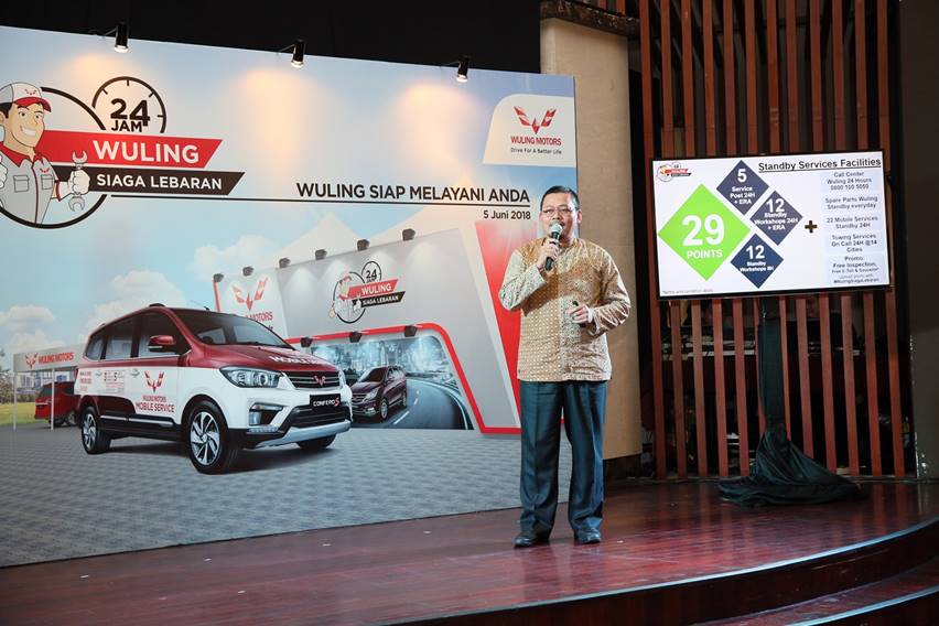 PEresmian layanan mudik Wuling 2018