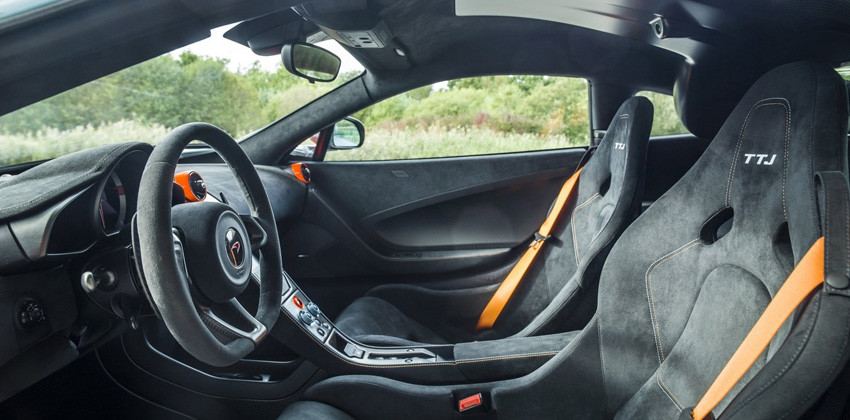 Customised McLaren 675LT Interior