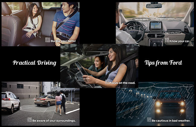 Practical driving tips from Ford that’ll help you become a better driver
