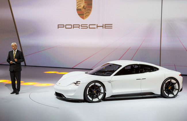 Porsche Taycan electric vehicle