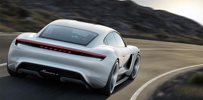 Porsche Mission E Concept Rear