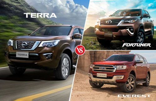 This is how Nissan Terra stand against the Ford Everest and Toyota Fortuner 