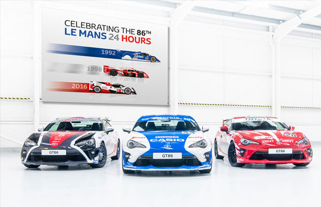 Toyota 86 Trio - A special tribute to 24 Hours of Le Mans