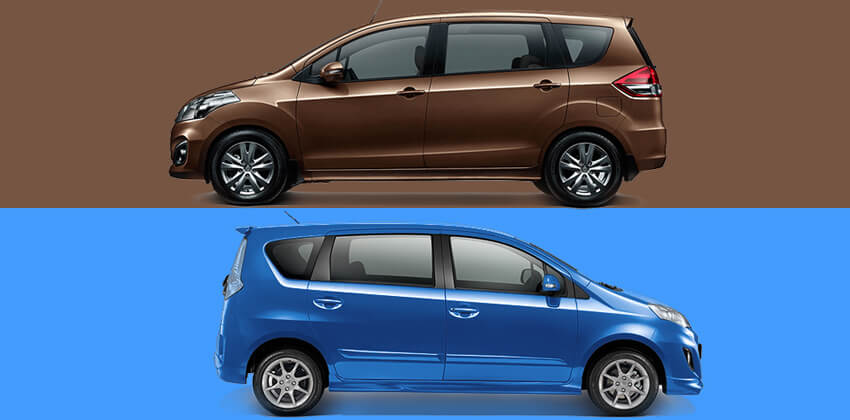 Proton Ertiga vs Perodua Alza - Exterior & Looks