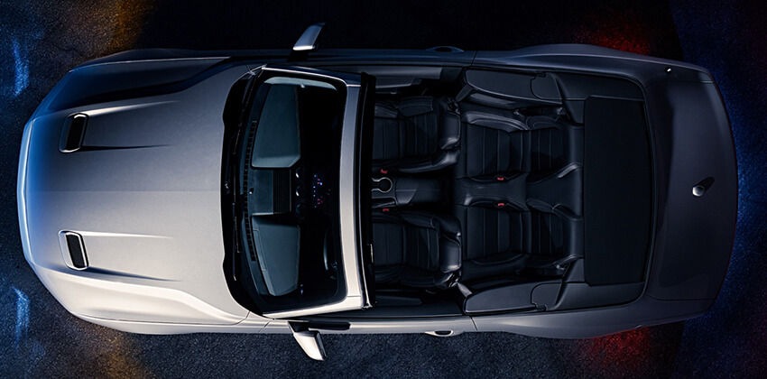 2018 Ford Mustang top-view