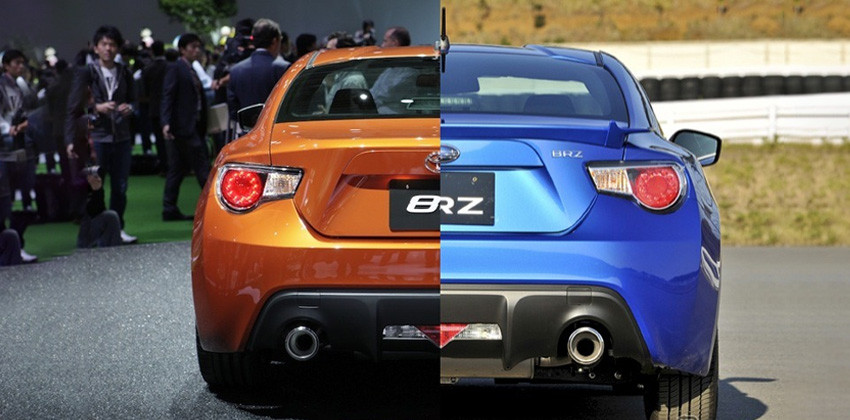  Toyota 86 and Subaru BRZ rear