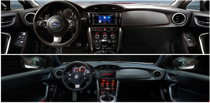  Toyota 86 and Subaru BRZ interior