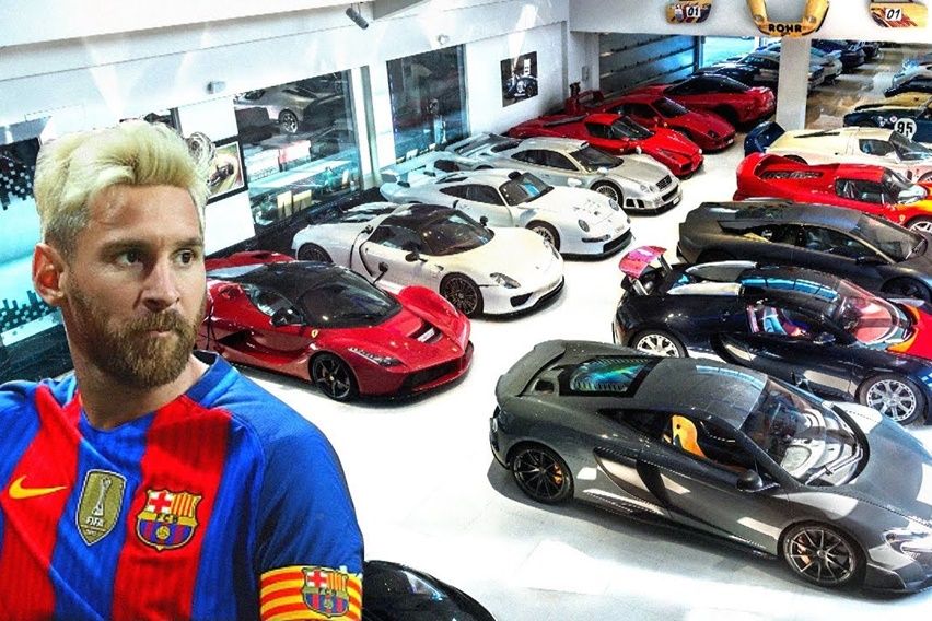 Koleksi Mobil Tak Biasa Lionel Messi