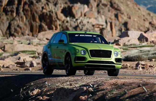 Bentley Bentayga creates the record for being the fastest SUV at the Pikes Peak