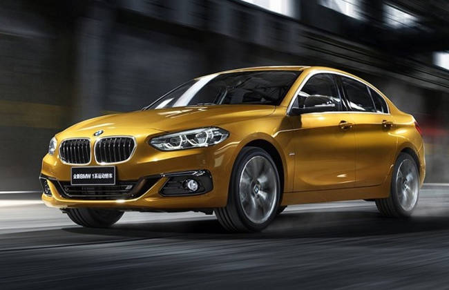 BMW 1-Series sedan, not a China-exclusive anymore