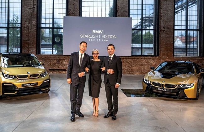 BMW i3 and i8 Starlight Edition to have 24-karat gold dust