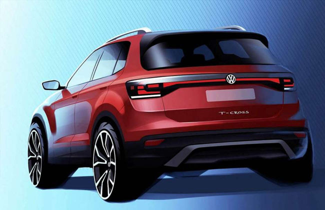 The teaser of the new B-segment Volkswagen T-Cross is here