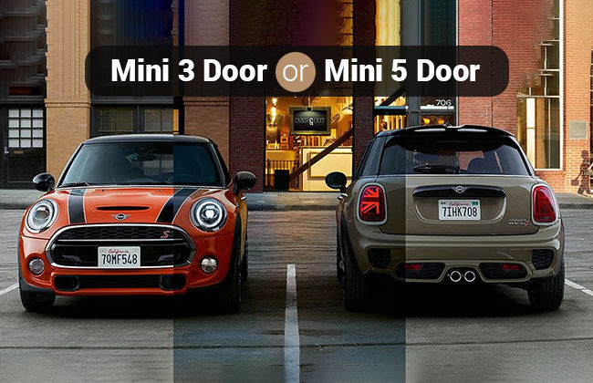 Mini Cooper 3 door vs Mini Cooper 5 door: Which one to buy?