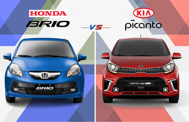 Kia Picanto vs Honda Brio - Big fight of the small hatches 