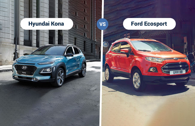 Ford EcoSport or Hyundai Kona - Who will wear the best SUV crown?