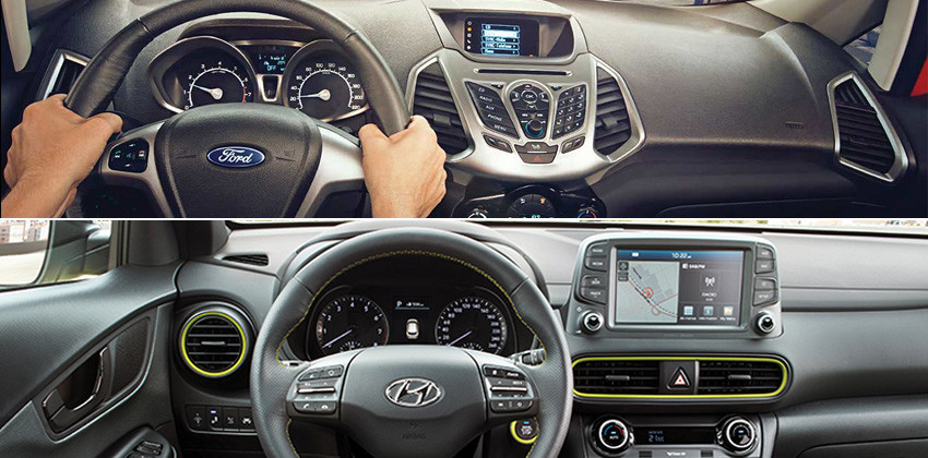 Ford EcoSport or Hyundai Kona  - Interior