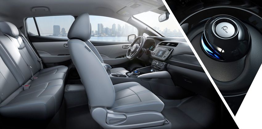 Nissan Leaf EV interior