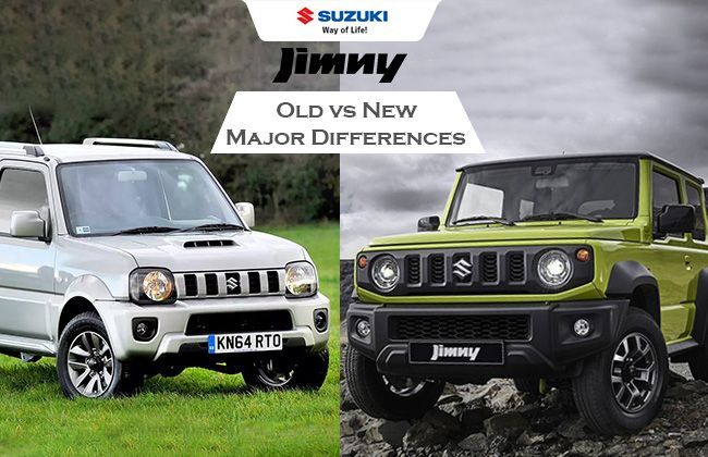 Suzuki Jimny old vs new - Major differences