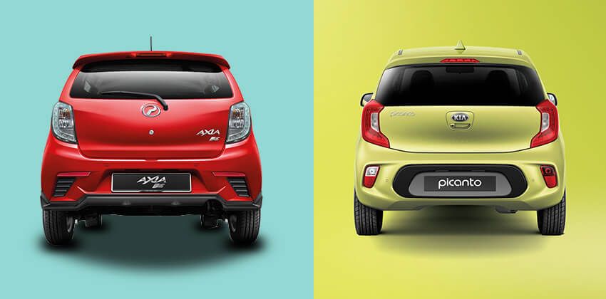 Perodua Axia or Kia Picanto Rear