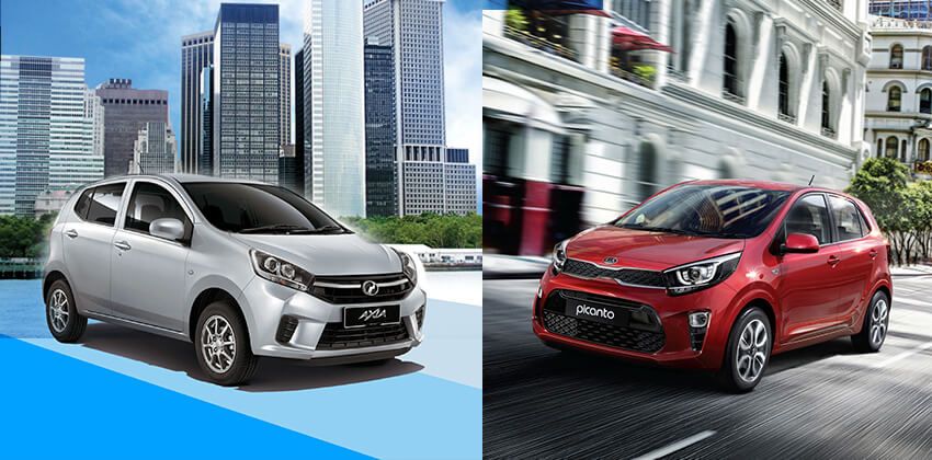 Perodua Axia or Kia Picanto Front