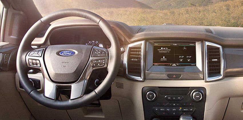 Ford Everest dashboard