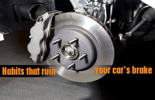 Eight habits that are destroying your car brakes