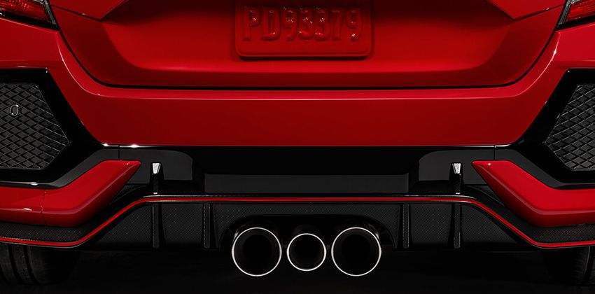 Honda Civic Type R exhaust